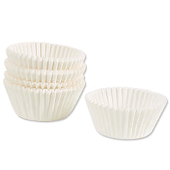 Muffin Cupcake Liners Round (White Standard Size) (11cm) (Approx 400pcs)