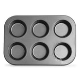 Non Stick (6 CAVITY) CUPCAKE TRAY
