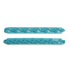 Border Impression Fondant Stamp 2-Pc Set