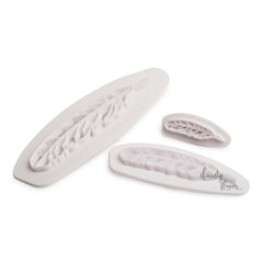3-Piece Feather Fondant Cutter Set