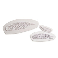 3-Piece Feather Fondant Cutter Set