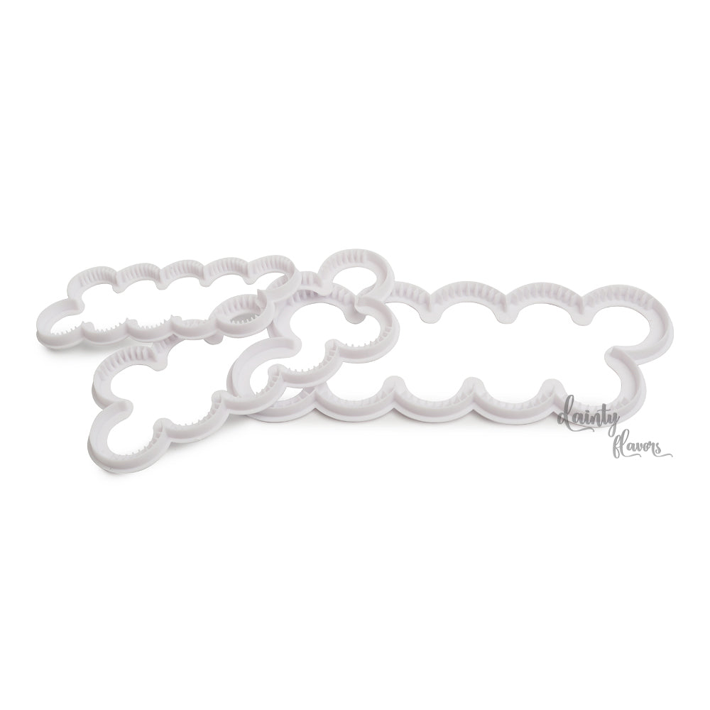 Rose Cutter Set of 3 for Cake Decorating