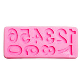 NUMBER SILICON MOULD