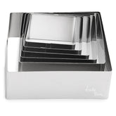 CAKE RING SQUARE (SET of 6)