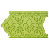 Fleur de Lis Pattern Silicone Onlay Mat