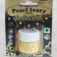 Magic Colours – Edible Lustre Dust – PEARL IVORY – 10ml