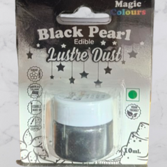 Magic Colours – Edible Lustre Dust – BLACK PEARL – 10ml