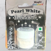 Magic Colours – Edible Lustre Dust – PEARL WHITE – 10ml