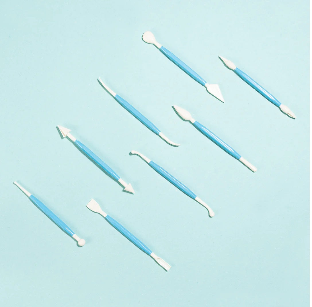Double-Headed Fondant Modelling Tool Set: Pack of 8