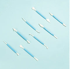Double-Headed Fondant Modelling Tool Set: Pack of 8