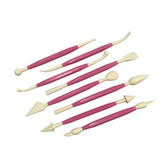 Double-Headed Fondant Modelling Tool Set: Pack of 8