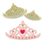 Plastic Princess Tiara Crown Pop It Mould Set - 2 Pieces