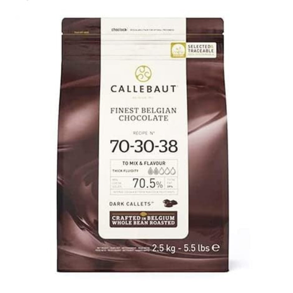 Callebaut 70-30-38 70% Dark chocolate 2.5kg