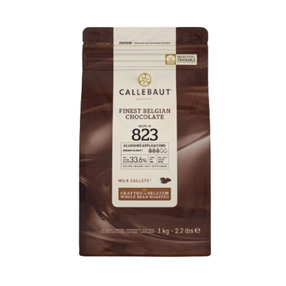 Callebaut 823 33.6% Milk Couverture chocolate-1kg