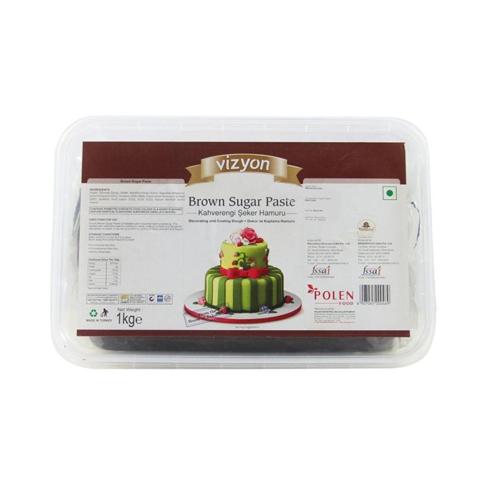 BROWN - Sugar Paste by Vizyon - 1 Kg