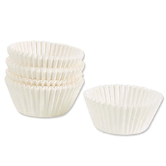 Muffin Cupcake Liners Round (White Standard Size) (13cm) (Approx 400pcs)