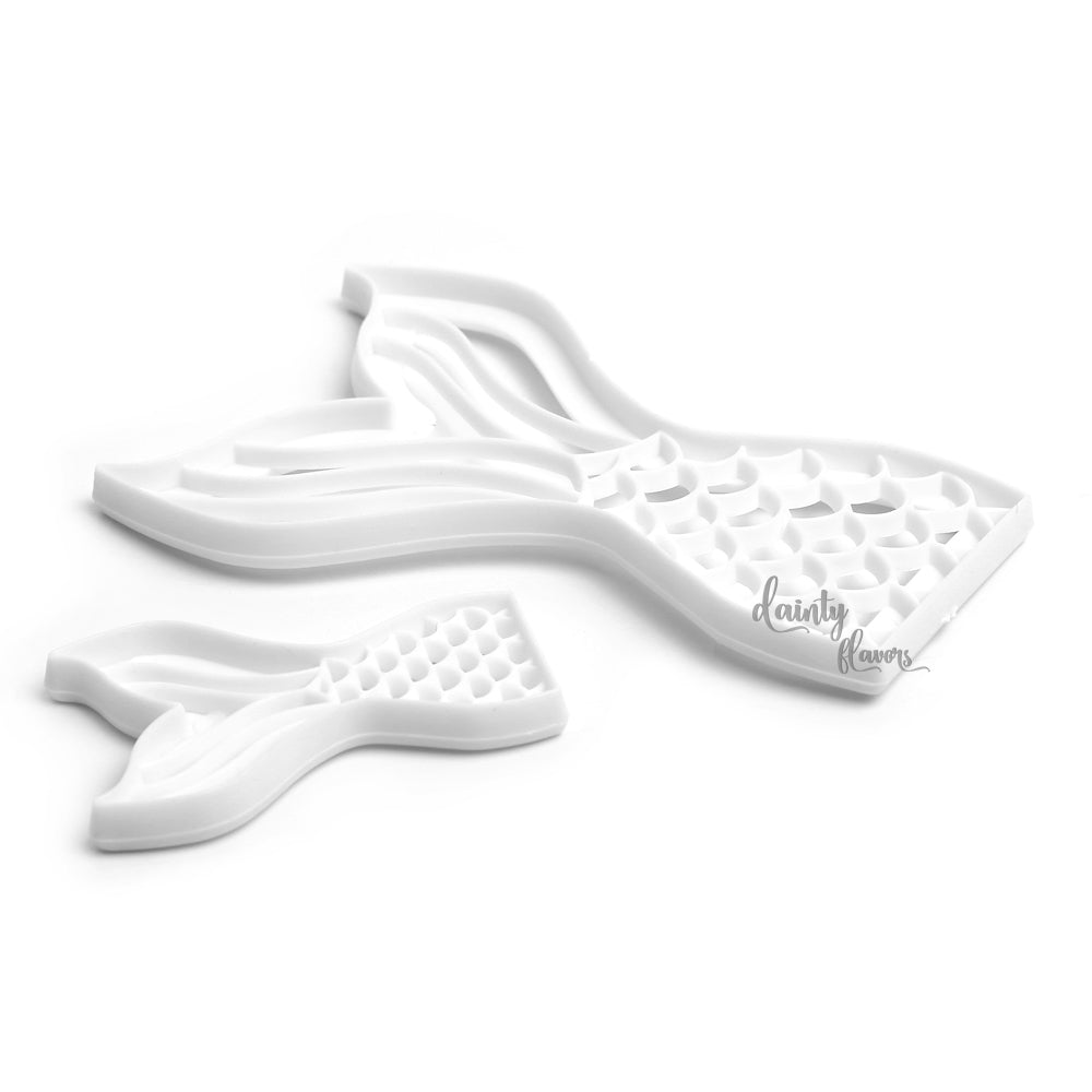 2-Piece Mermaid Tail Cutter & Embosser Set