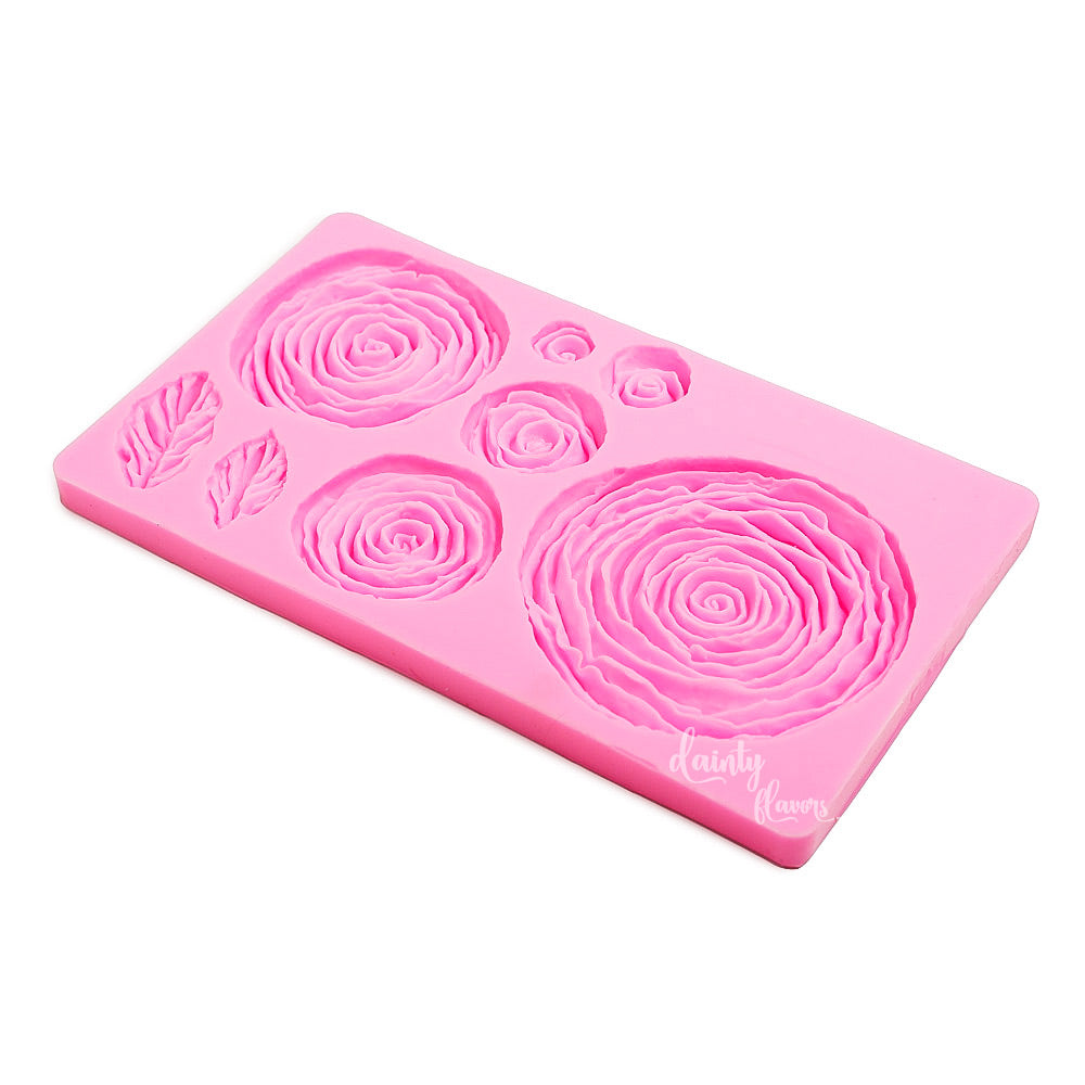 FLORAL PATTERN SILICON MOULD