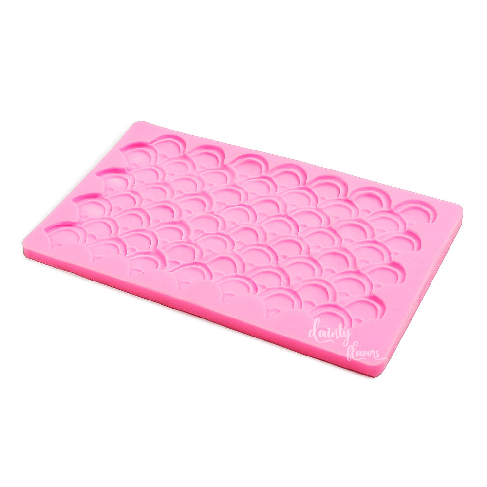 SCALLOPED FONDANT SILICON MOULD