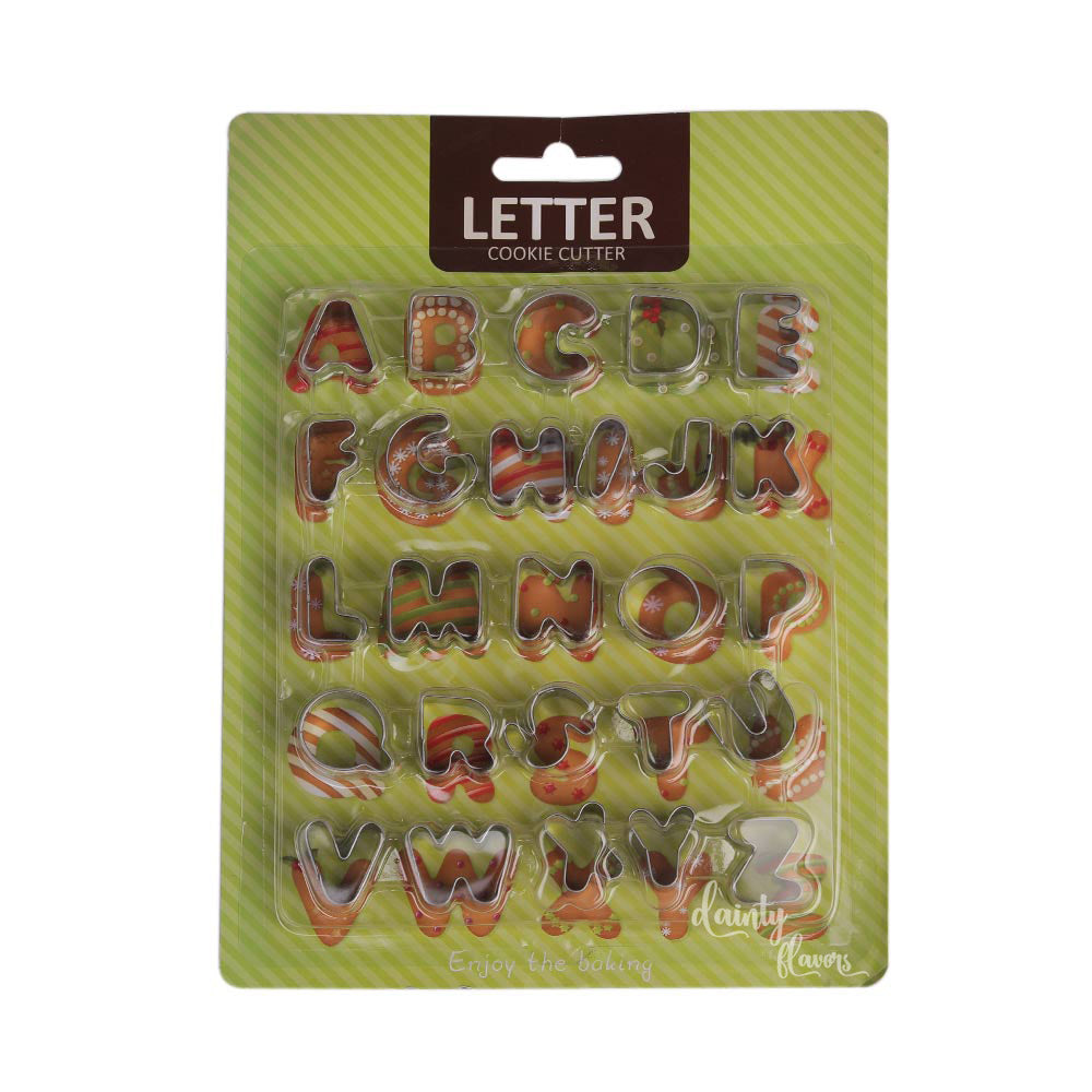 Mini Stainless Steel Alphabet Cookie Cutters- Fondant Tools