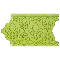 Fleur de Lis Pattern Silicone Onlay Mat