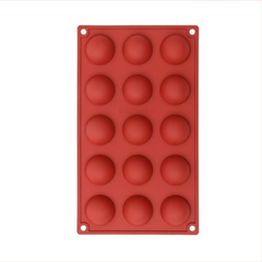 Silicon Mold Half Sphere 15 Cavity