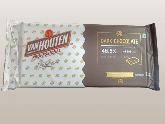 Van Houten  46.5% Dark Chocolate Couverture Block